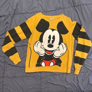 Mickey Mouse sweater yellow